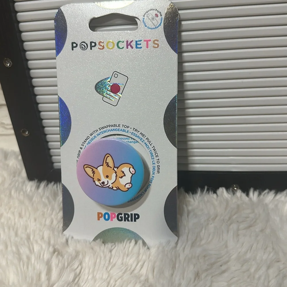 POPSOCKETS Corgi Dog Popgrip